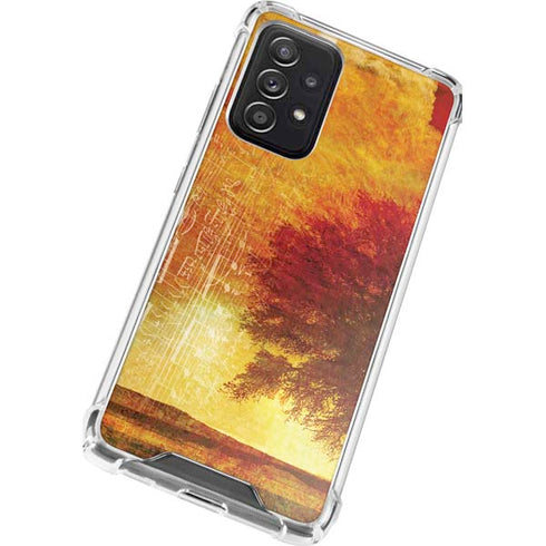Falling Notes Galaxy A52 5G Clear Case