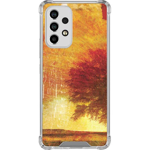 Falling Notes Galaxy A53 5G Clear Case
