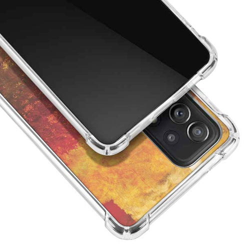 Falling Notes Galaxy A72 5G Clear Case