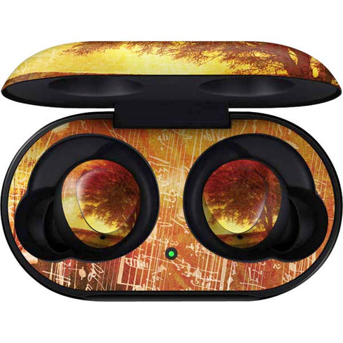 Falling Notes Galaxy Buds Skin