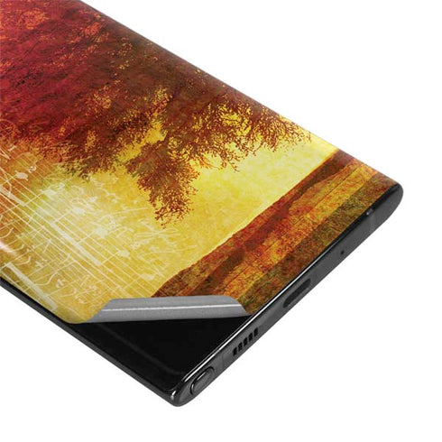 Falling Notes Galaxy Note 10 Skin