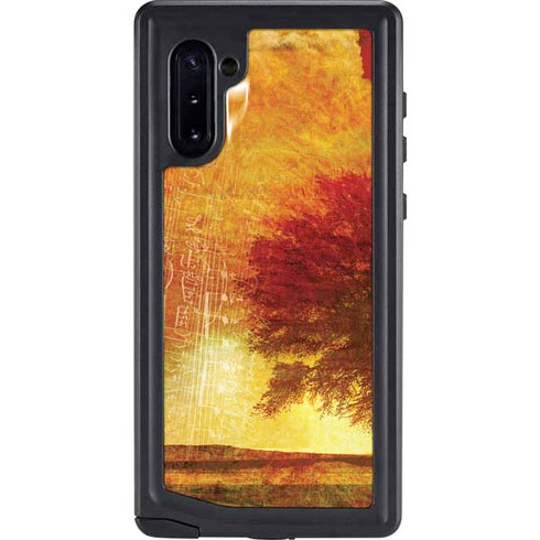 Falling Notes Galaxy Note 10 Waterproof Case
