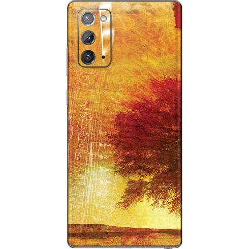 Falling Notes Galaxy Note20 5G Skin