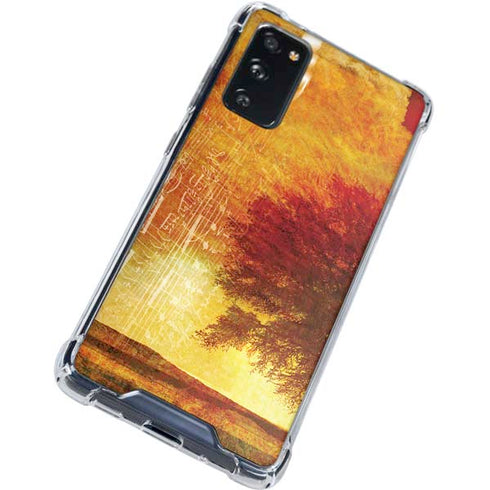 Falling Notes Galaxy S20 FE Clear Case