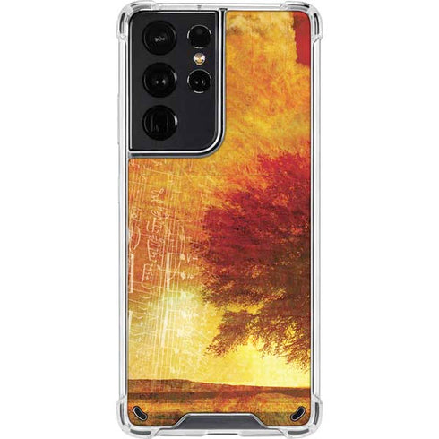 Falling Notes Galaxy S21 Ultra 5G Clear Case