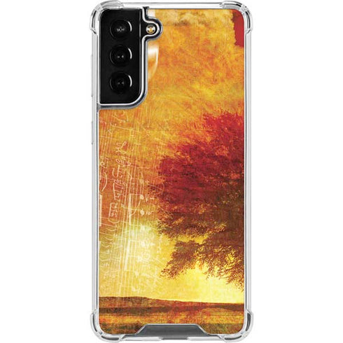 Falling Notes Galaxy S22 Plus Clear Case