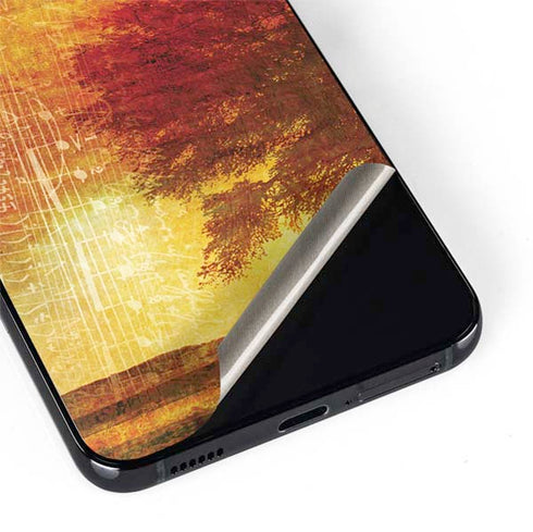 Falling Notes Galaxy S22 Plus Skin