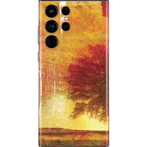Falling Notes Galaxy S22 Ultra Skin