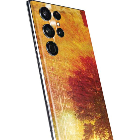 Falling Notes Galaxy S22 Ultra Skin
