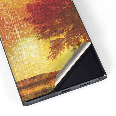 Falling Notes Galaxy S22 Ultra Skin