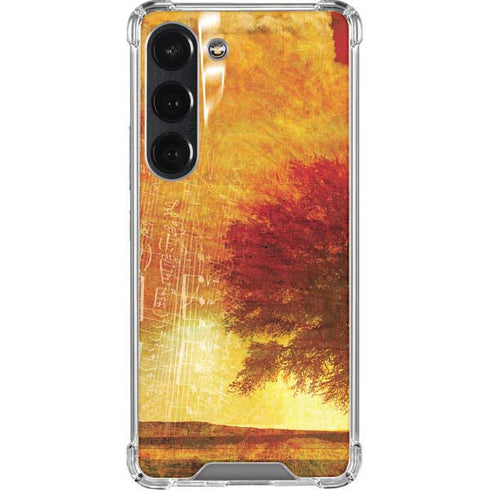 Falling Notes Galaxy S23 Clear Case