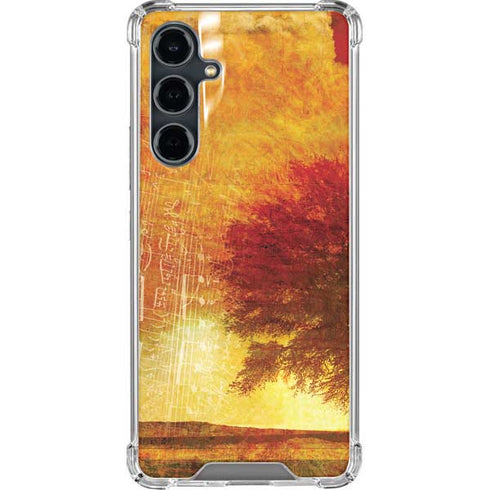 Falling Notes Galaxy S23 FE Clear Case