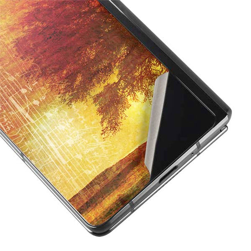 Falling Notes Galaxy Z Fold2 5G Skin