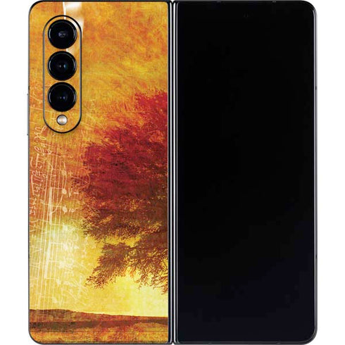 Falling Notes Galaxy Z Fold4 5G Skin