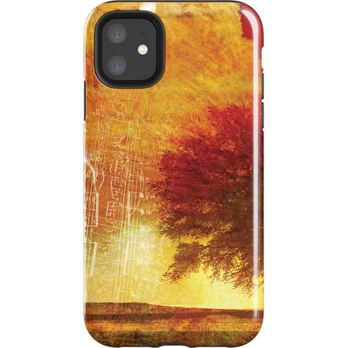 Falling Notes iPhone 11 Impact Case