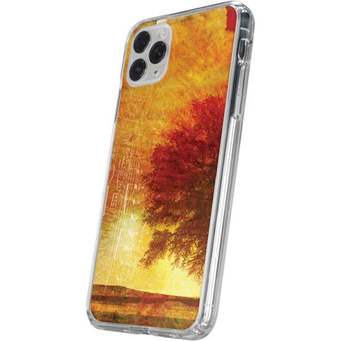 Falling Notes iPhone 11 Pro Clear Case
