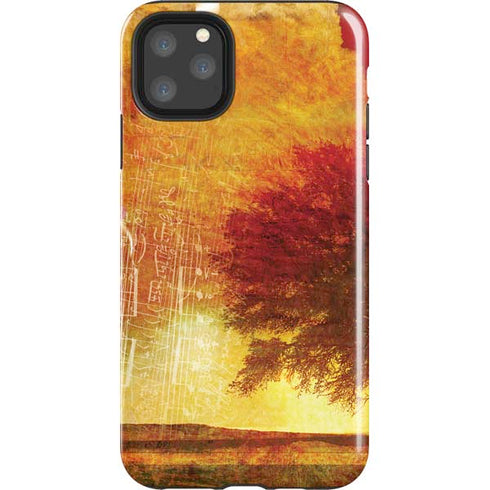 Falling Notes iPhone 11 Pro Max Impact Case