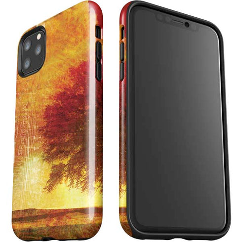 Falling Notes iPhone 11 Pro Max Impact Case