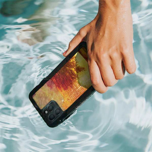 Falling Notes iPhone 11 Pro Max Waterproof Case