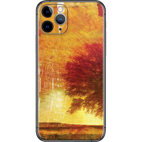 Falling Notes iPhone 11 Pro Skin