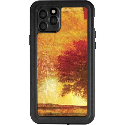 Falling Notes iPhone 11 Pro Waterproof Case