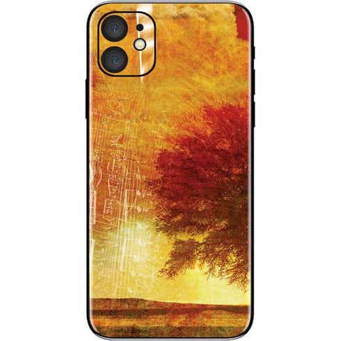 Falling Notes iPhone 11 Skin