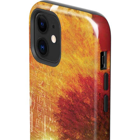 Falling Notes iPhone 12 Impact Case