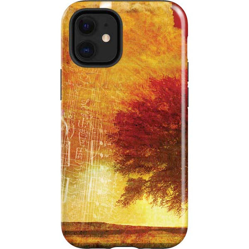 Falling Notes iPhone 12 Mini Impact Case
