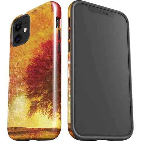 Falling Notes iPhone 12 Mini Impact Case