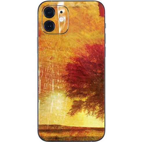 Falling Notes iPhone 12 Mini Skin