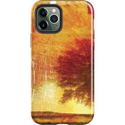 Falling Notes iPhone 12 Pro Impact Case
