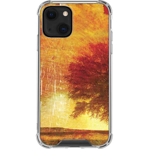 Falling Notes iPhone 13 Mini Clear Case
