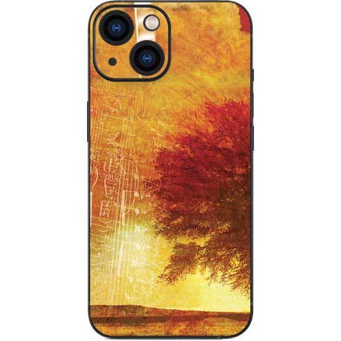Falling Notes iPhone 13 Mini Skin