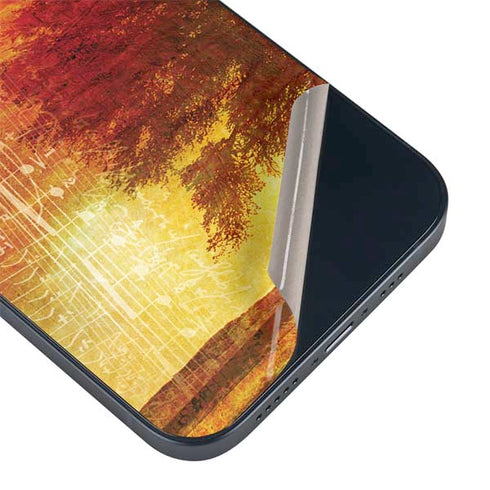 Falling Notes iPhone 13 Mini Skin