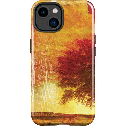 Falling Notes iPhone 14 Plus Impact Case