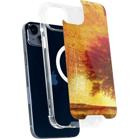 Falling Notes iPhone 14 Plus MagSafe Case