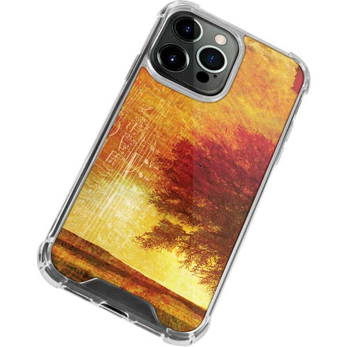 Falling Notes iPhone 15 Pro Clear Case
