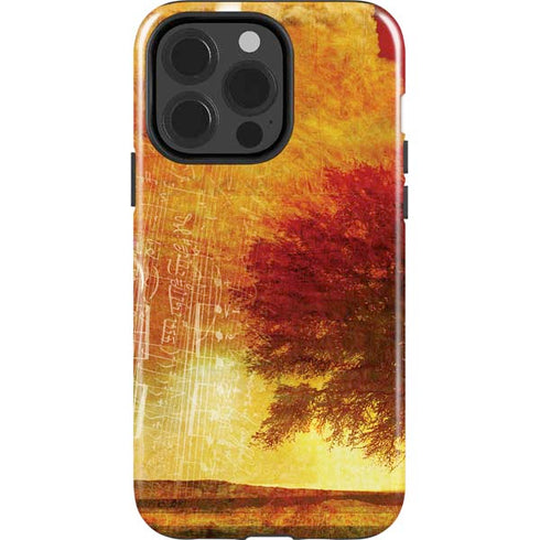 Falling Notes iPhone 15 Pro Impact Case