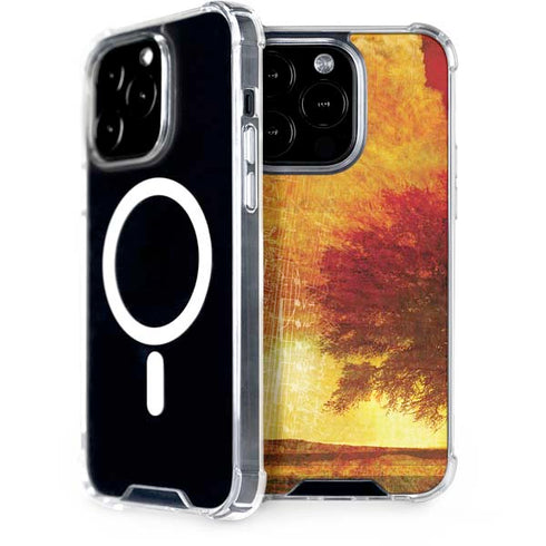 Falling Notes iPhone 15 Pro MagSafe Case