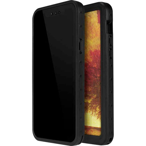 Falling Notes iPhone 14 Pro Max Waterproof Case
