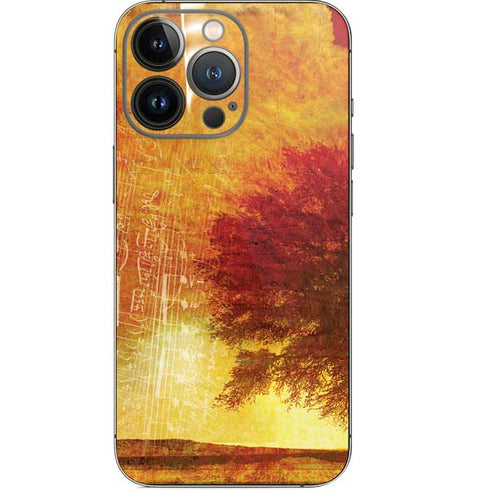 Falling Notes iPhone 14 Pro Skin