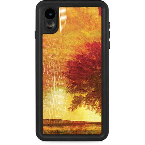 Falling Notes iPhone XR Waterproof Case
