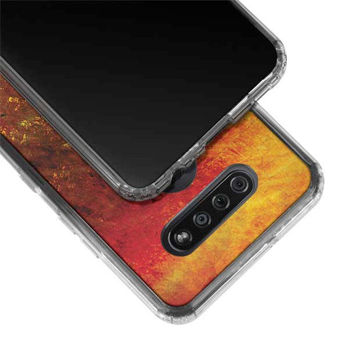 Falling Notes LG K51/Q51 Clear Case