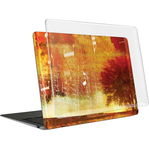Falling Notes MacBook Air 13in (2020) Case plus Skin