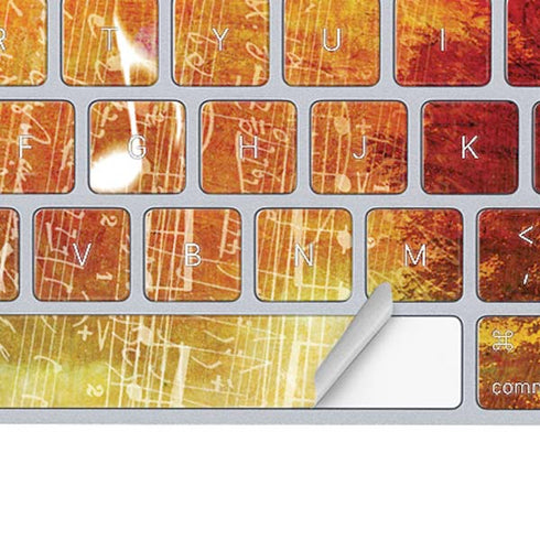 Falling Notes Magic Keyboard Skin