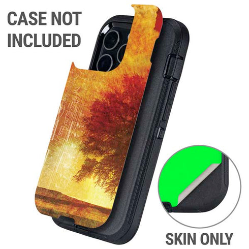 Falling Notes Otterbox Defender iPhone Skin
