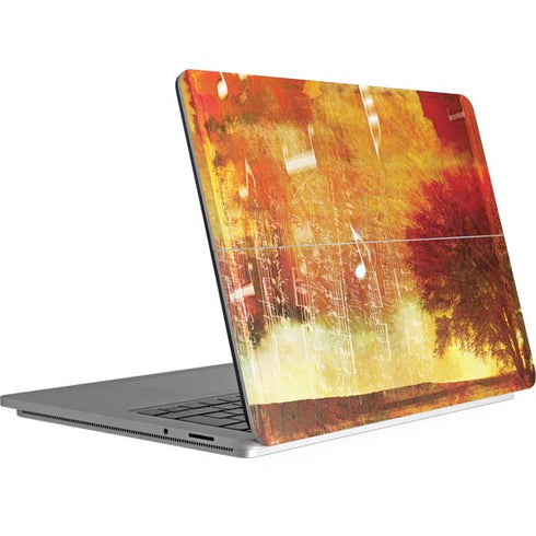 Falling Notes Surface Laptop Studio Skin