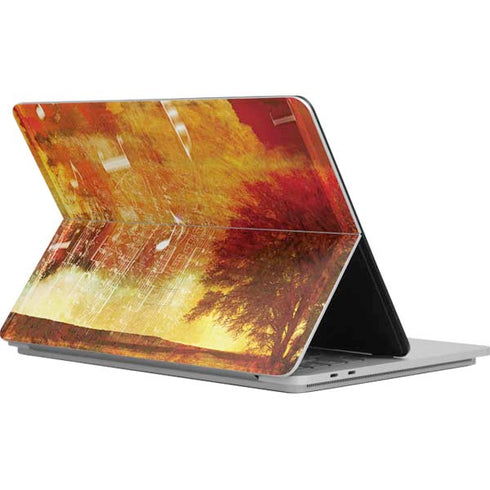 Falling Notes Surface Laptop Studio Skin