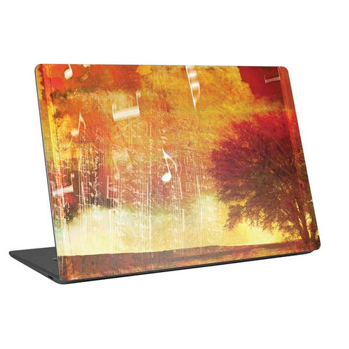 Falling Notes Universal Laptop 15in (12.2 x 8.8in) Skin