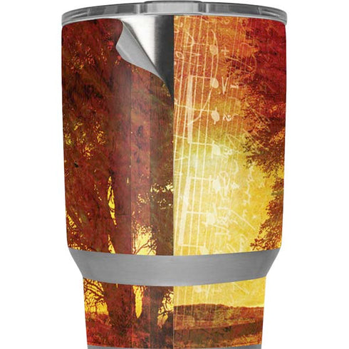 Falling Notes Yeti 20oz Tumbler Skin